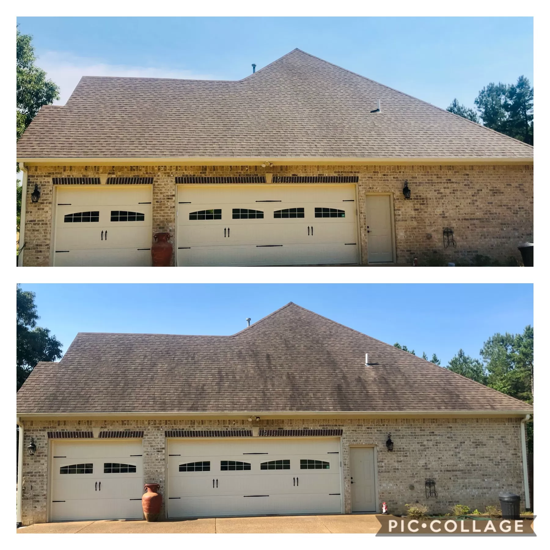 West Roof Softwashing and Driveway Concrete Cleaning in Finger, TN Image
